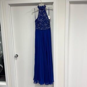 Royal Blue LaFemme formal dress